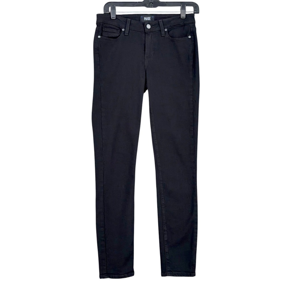 PAIGE Verdugo Ankle Black Denim‎ Jeans Size 27 USA Made Womenswear